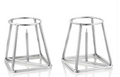 EMBASSY Stainless Steel Banana Plant Stand (10 cm x 10 cm x 13.7 cm, THICK / HEAVY, Set of 2)